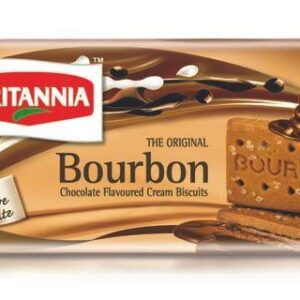 Britannia Bourborn Chocolate Cream Biscuits 97G