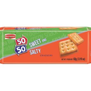 Britannia 50-50 Biscuits 62G
