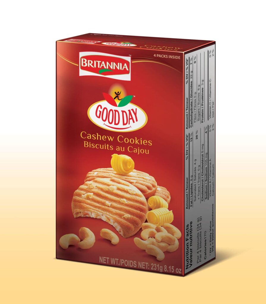 Britannia Good Day Cashew Cookies 231G