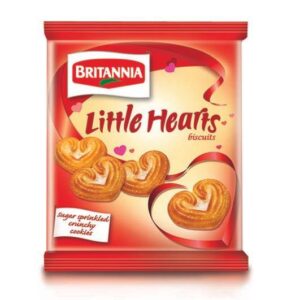 Britannia Little Hearts Biscuits  75g
