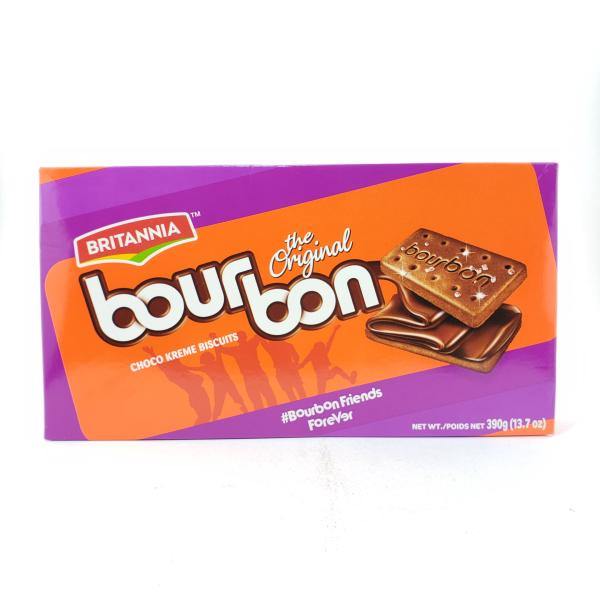 Britannia Bourbon Chocolate Cream Biscuits 390G